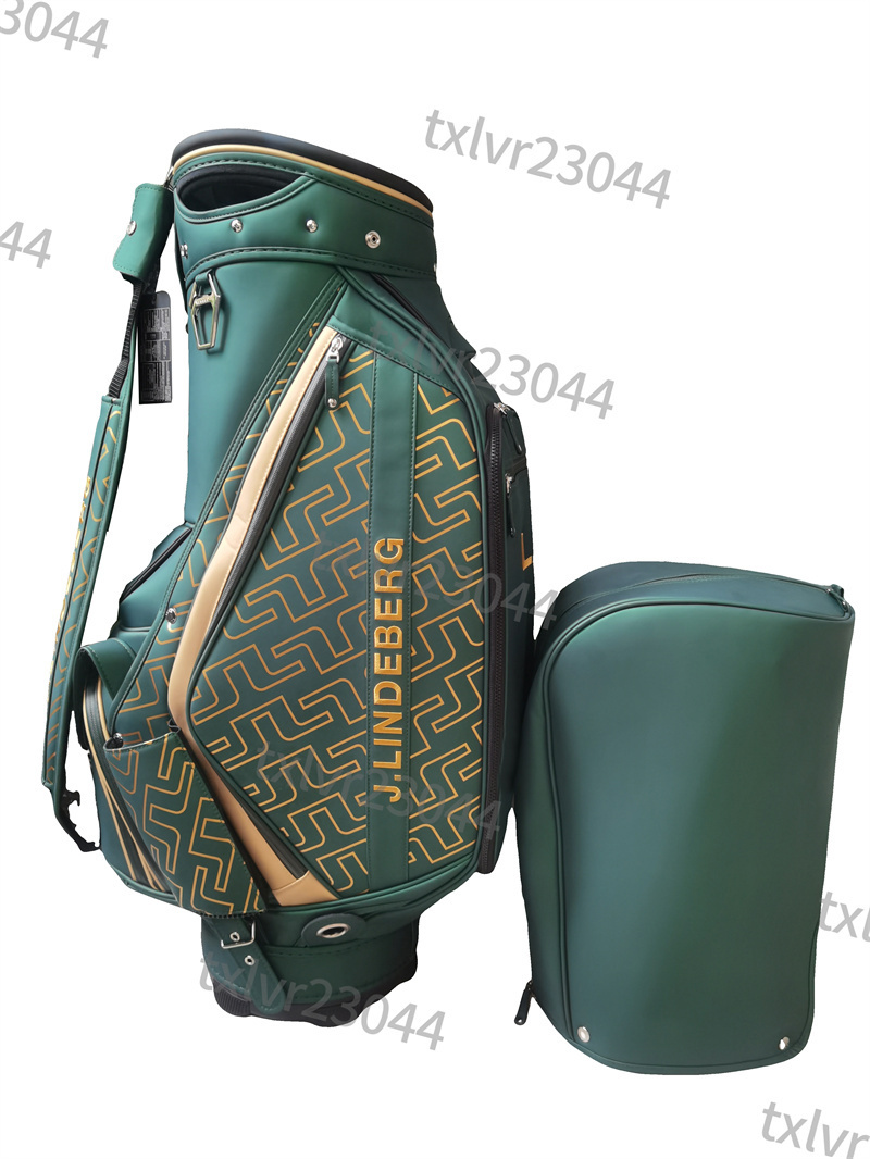 ジェイ?リンドバー J. LINDEBERG　9.5型 5KG キャディバッグ　スタンドバッグ　グリンー ●TV041
