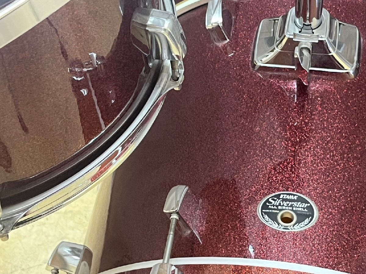 【 B 】 211 TAMA SILVERSTAR ドラム4點セット タマ