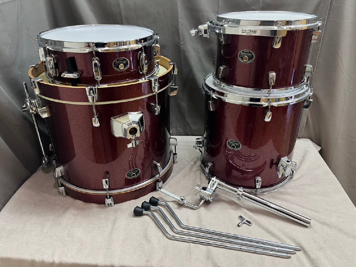 【 B 】 211 TAMA SILVERSTAR ドラム4點セット タマ