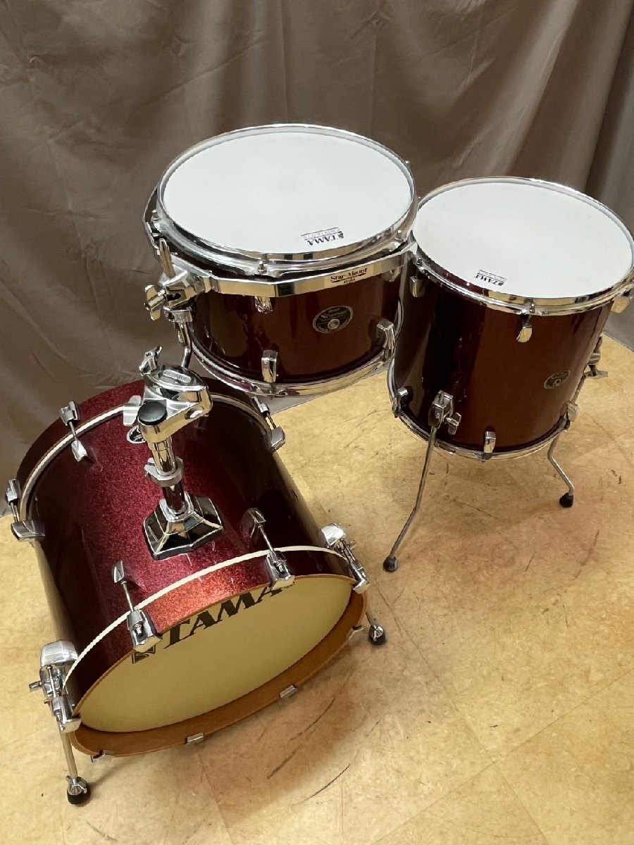 【 B 】 211 TAMA SILVERSTAR ドラム4點セット タマ