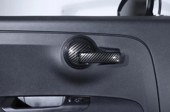★★新品★アバルト595 フィアット500★カーボン インナードアハンドル レバー リアルカーボン調★ABARTH FIAT 500 695★