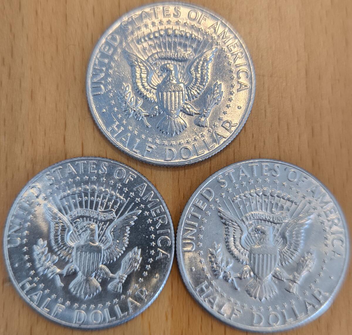 本物 アメリカ ケネディハーフダラー銀貨6枚セット 全て1964年