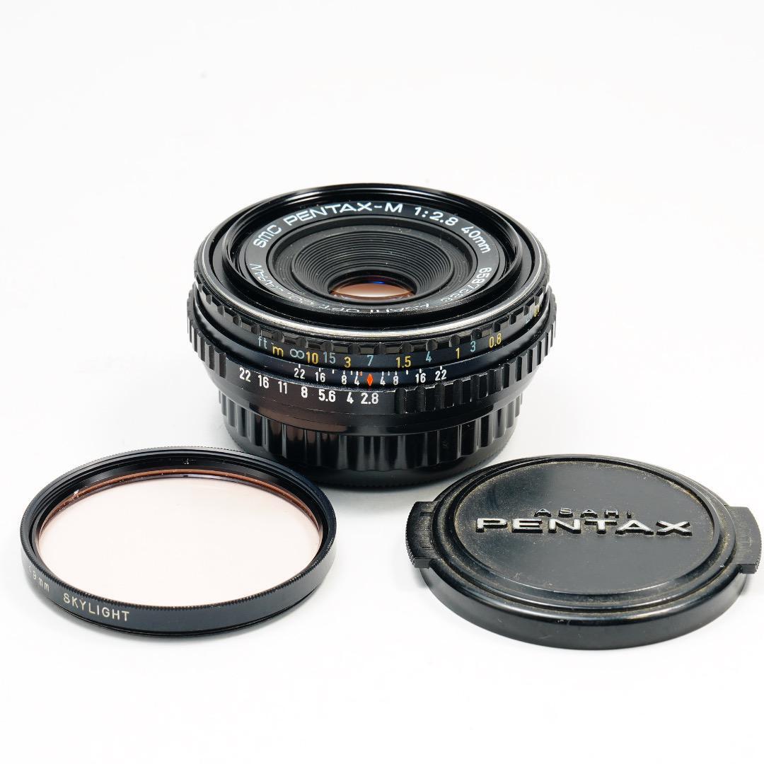 【美品】動作◎ SMC PENTAX-M 40mm F2.8 パンケーキ 586 美品】動作◎ SMC PENTAX-M 40mm F2.8 パンケーキ 586