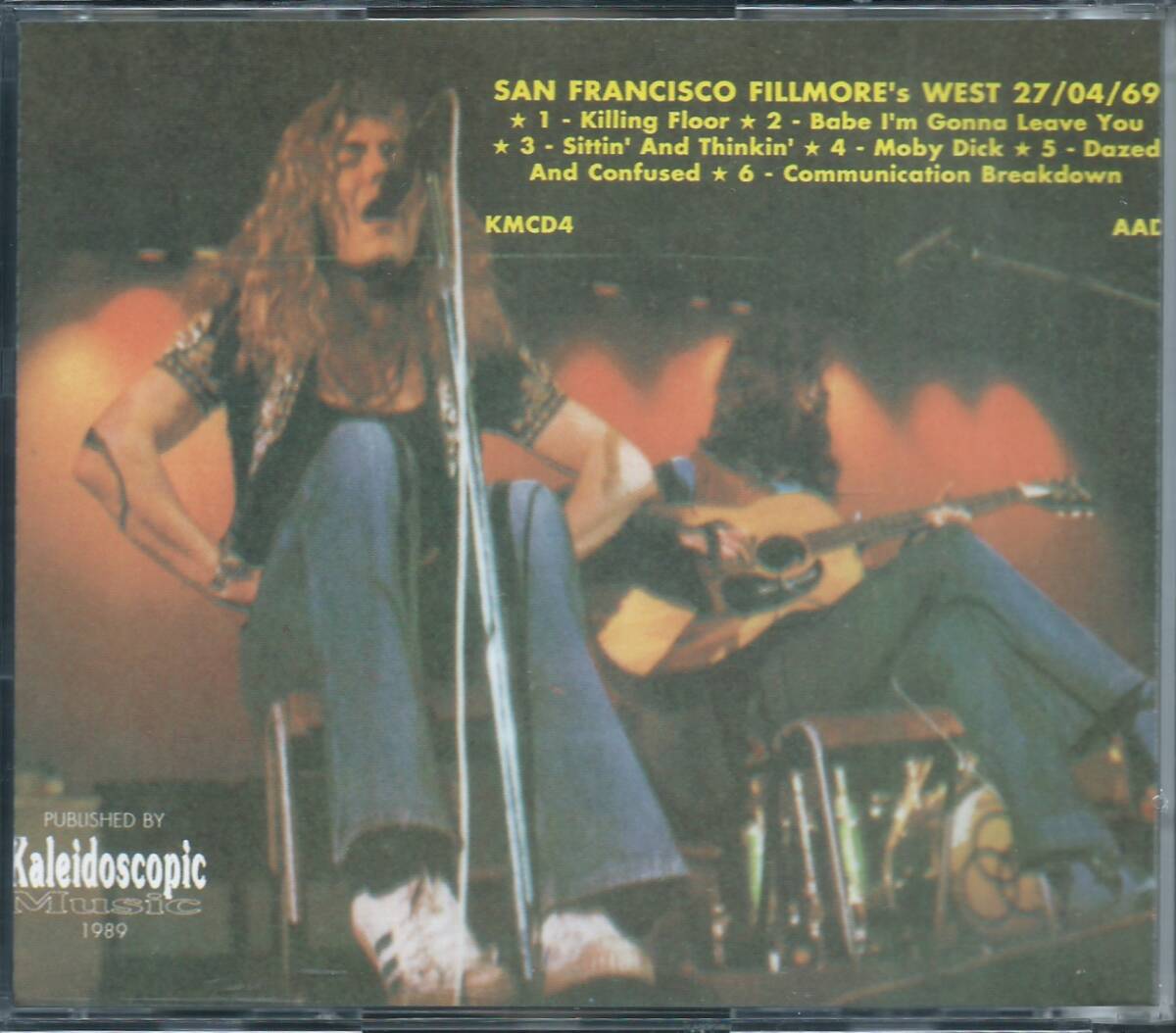 LED ZEPPELIN / San Francisco (Live at Fillmore's West 27/04/1969) KMCD3/KMCD4 EU盤 2CD セット レッド・ツェッペリン 4枚同梱発送可能_画像4