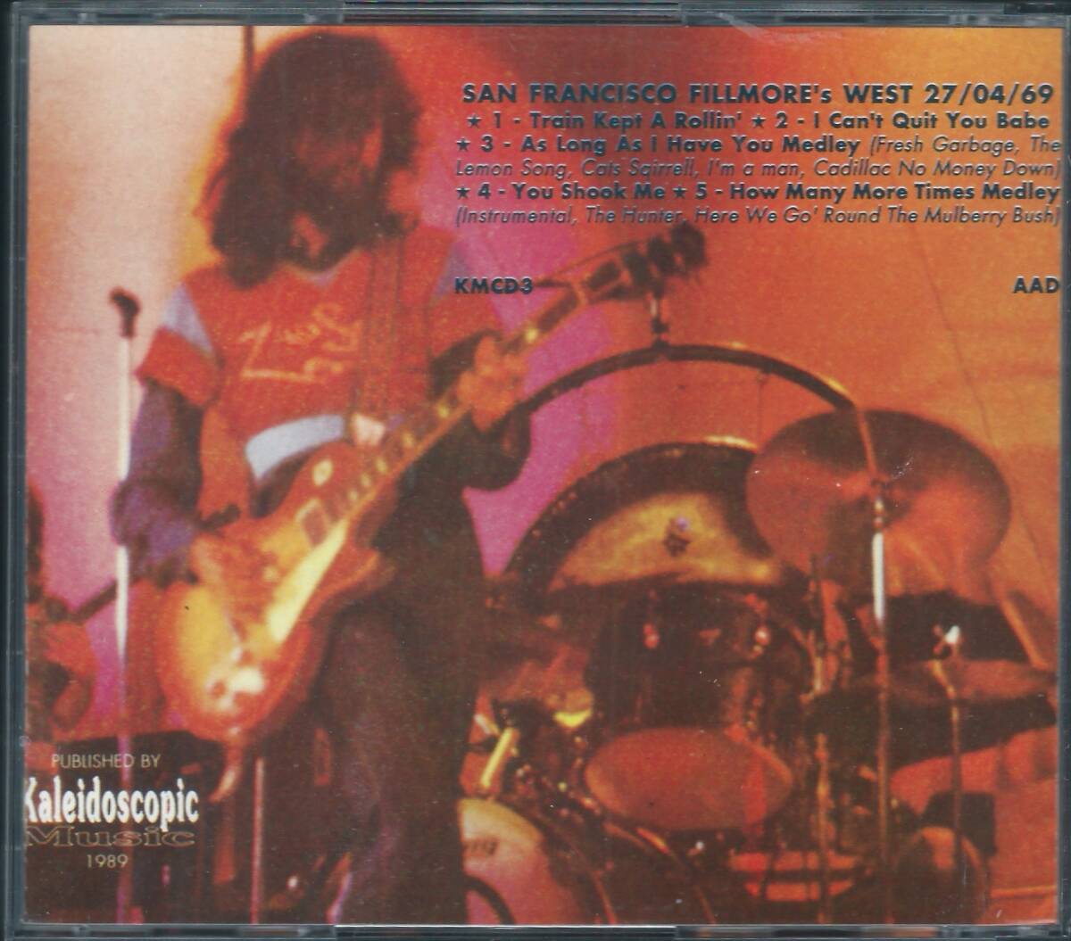 LED ZEPPELIN / San Francisco (Live at Fillmore's West 27/04/1969) KMCD3/KMCD4 EU盤 2CD セット レッド・ツェッペリン 4枚同梱発送可能_画像3