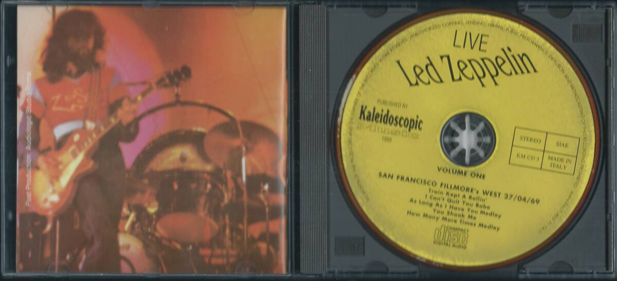 LED ZEPPELIN / San Francisco (Live at Fillmore's West 27/04/1969) KMCD3/KMCD4 EU盤 2CD セット レッド・ツェッペリン 4枚同梱発送可能_画像5