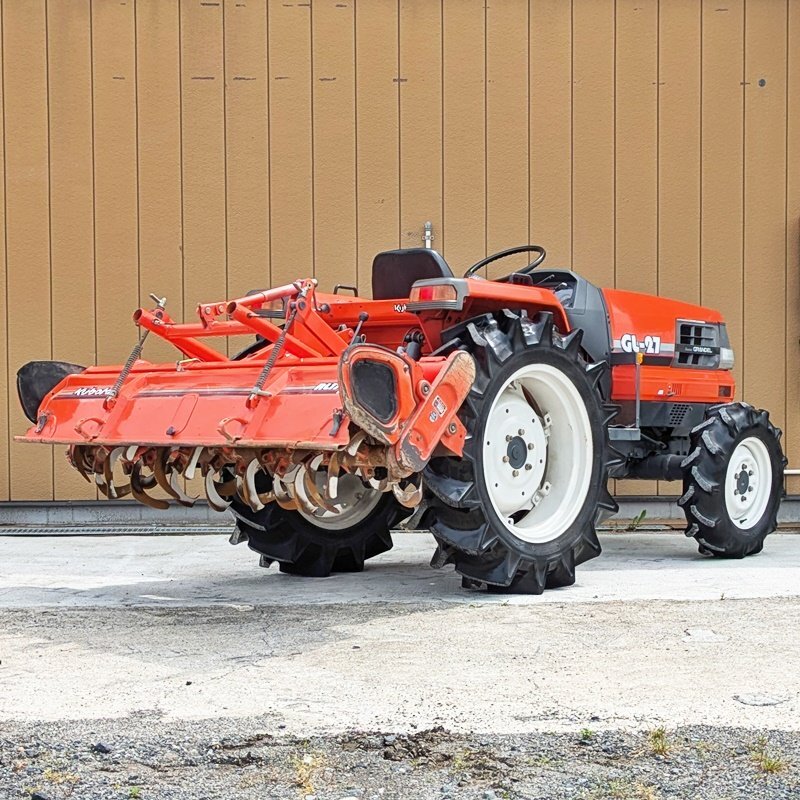 [ Tochigi ] Kubota трактор GL27 1487 час 27 лошадиные силы автоматика горизонтальный автоматика . глубокий резервная копия PTO обратный гидроусилитель руля дизель роторный склад внутри хранение б/у 