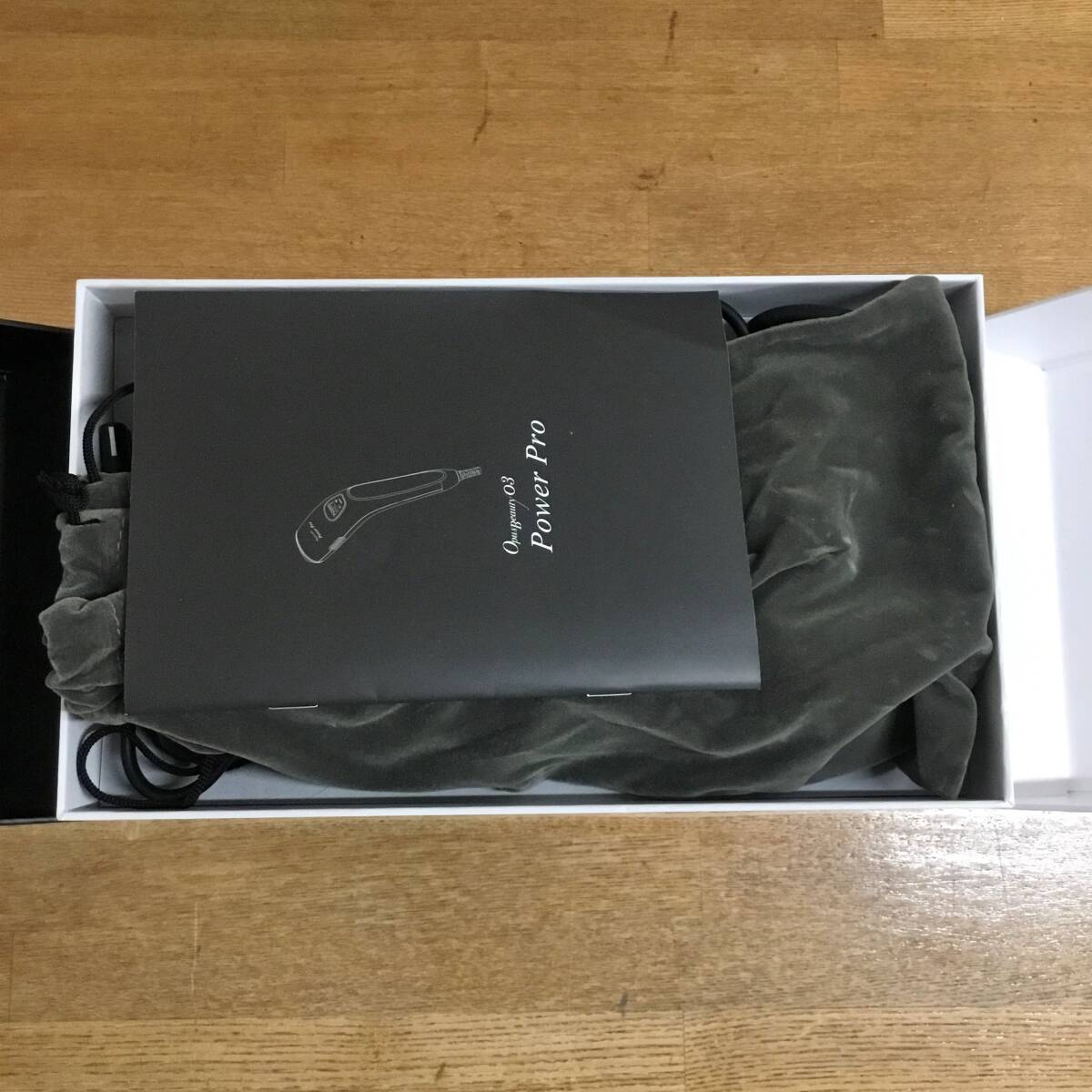 OPUS BEAUTY オーパス ビューティ 03 Power Pro ブラック 家庭用 光脫毛器 OBPP03BK フラッシュ式 ハイエンドモデル 通電確認(rèn)済み 中古品