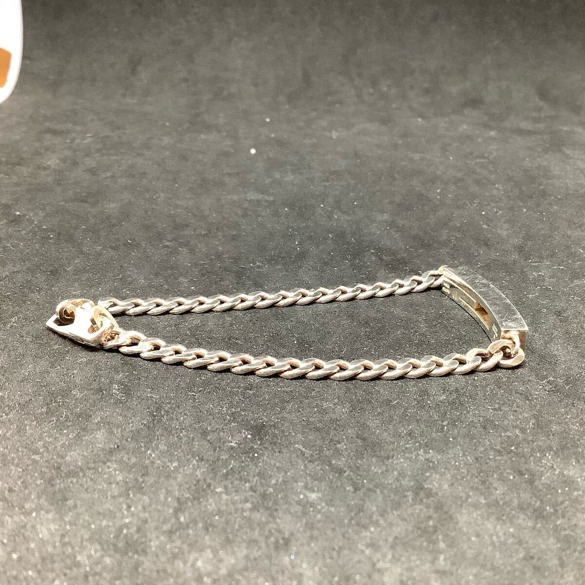 GUCCI グッチ スモール カットアウトG ブレスレット SV925 シルバー #17 喜平 キヘイ チェーン アクセサリー レディース 本體のみ 中古品
