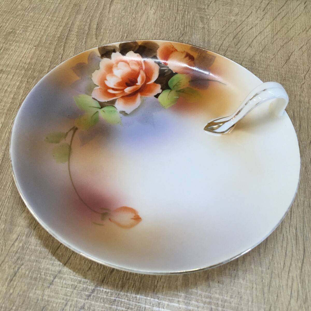 お値下げ オールドノリタケ 絵皿 ボウル 砂漠 ラクダ コバルト 金彩