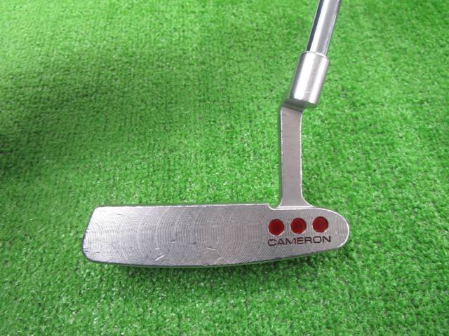 GK古城■ 346 タイトリスト スタジオセレクトニューポート★オリジナルスチール[33インチ] ★ヘッドカバー有★中古パター★