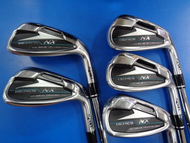 GK豊田▼ 400 【美品】ホンマ★BERES NX★NSPRO850GHneo★5本セット★S★27度★7-11★アイアン★