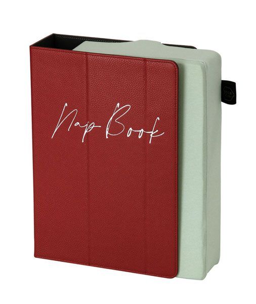 送料300円(稅込)■sd008■スパイス Nap Book 立てて置ける仮眠まくら レッド 2點【シンオク】