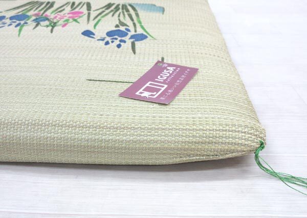 送料300円(稅込)■fx232■萩原 い草 返し手捺染座布団 春日野 2點(凜)【シンオク】