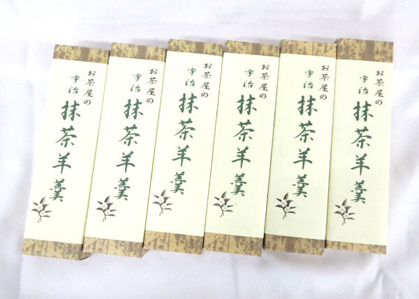 送料300円(稅込)■fs163■◎京都 お茶の玉宗園 お茶屋の宇治抹茶羊羹 360g 6點【シンオク】