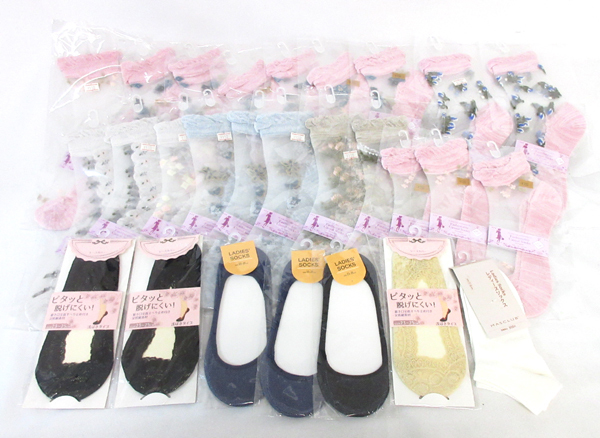 送料300円(稅込)■kz064■レディース ソックス アソート 27點(diǎn)【シンオク】