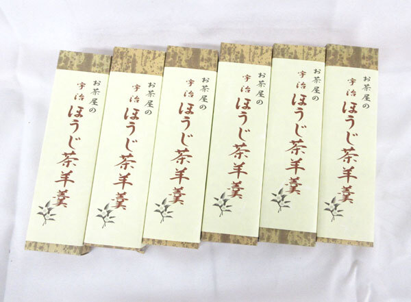 送料300円(稅込)■fs162■◎京都 お茶の玉宗園 お茶屋の宇治ほうじ茶羊羹 360g 6點【シンオク】