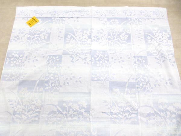 送料300円(稅込)■fx766■今治 タマテリー タオルケット おもかげ ブルー 日本制(凜)【シンオク】