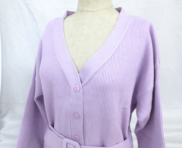 送料300円(稅込)■kz098■レディース SEU 長袖カーディガン L 5990円相當(dāng)【シンオク】