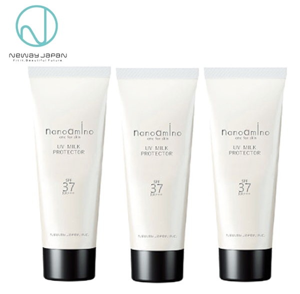 送料300円(稅込)■ur346■ニューウェイジャパン ナノアミノ 日やけ止め?日中用美容液 3點【シンオク】