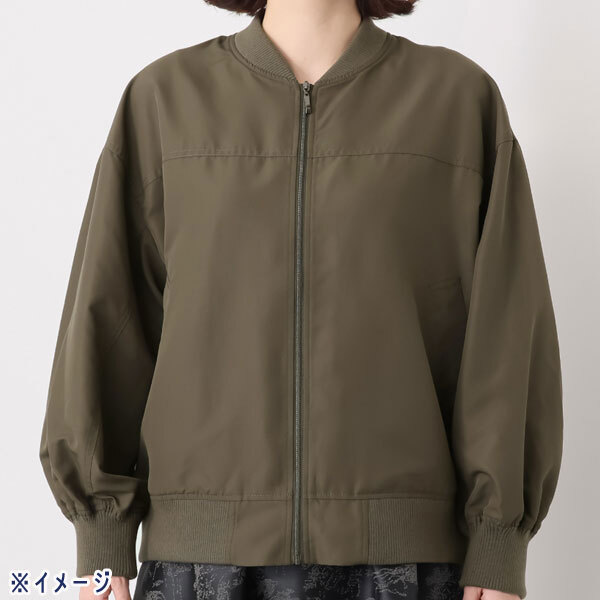 送料300円(稅込)■yv299■フェアリア ビス バックフリル デザインブルゾン M ブラック 【シンオク】