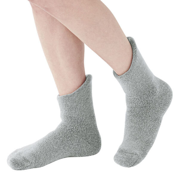 送料300円(稅込)■xp402■備長(zhǎng)炭ホームソックス 足首ロング 日本制 3種 4點(diǎn)【シンオク】