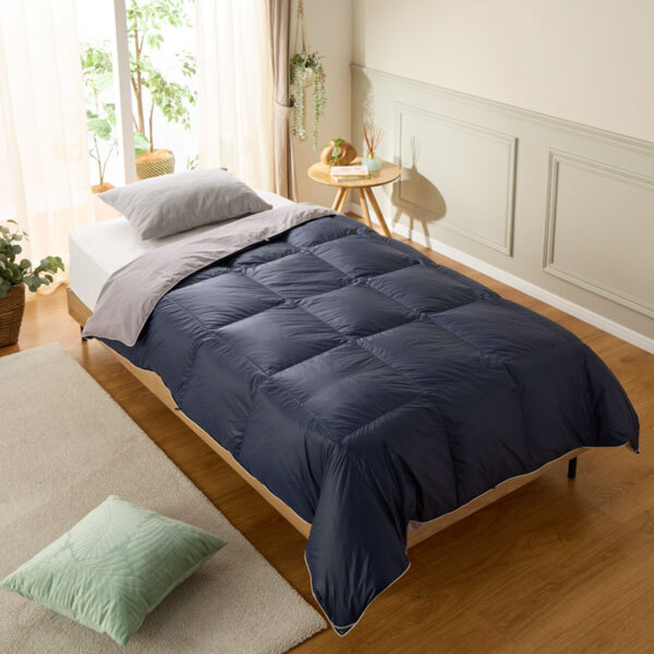 送料300円(稅込)■pf069■モスコビーリッチダウン ダウンカバーデュベ シングル 44000円相當【シンオク】