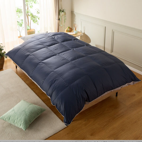 送料300円(稅込)■pf069■モスコビーリッチダウン ダウンカバーデュベ シングル 44000円相當【シンオク】