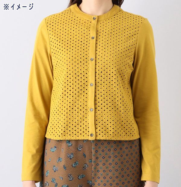 送料185円■kw556■▼元町ゼラール ラウンドネック カーディガン M ブラック 7900円相當(dāng)【シンオク】【クリックポスト発送】