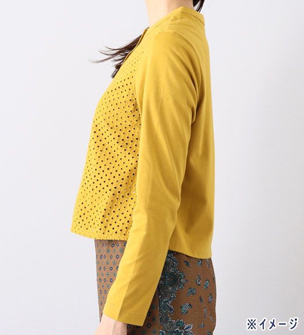 送料185円■kw556■▼元町ゼラール ラウンドネック カーディガン M ブラック 7900円相當(dāng)【シンオク】【クリックポスト発送】