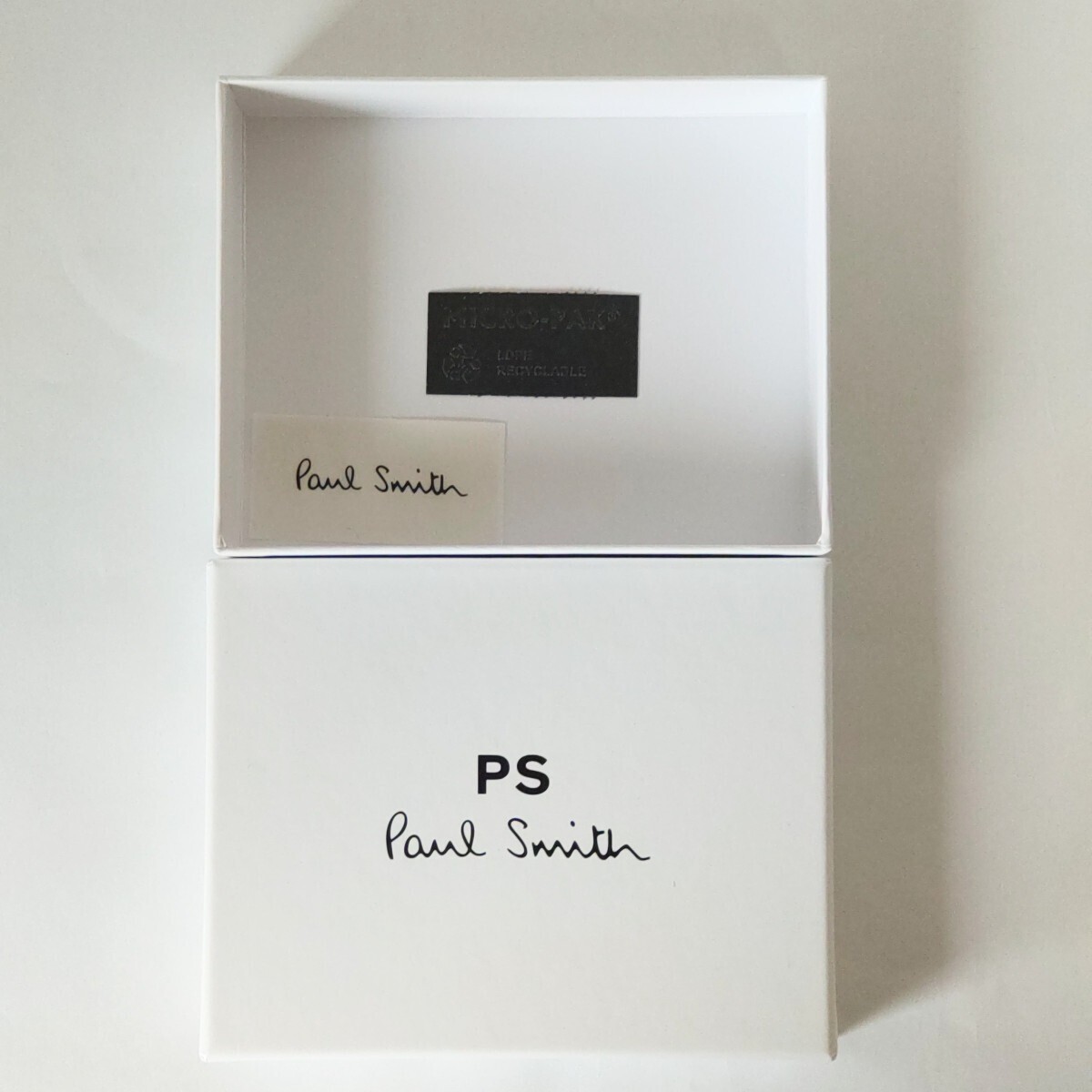 新品■未使用■ PS Paul Smith ピーエスポールスミス M2A-5321 ポリエステル スマイル 二つ折り 財布 ウォレット ブラック系 BG1597