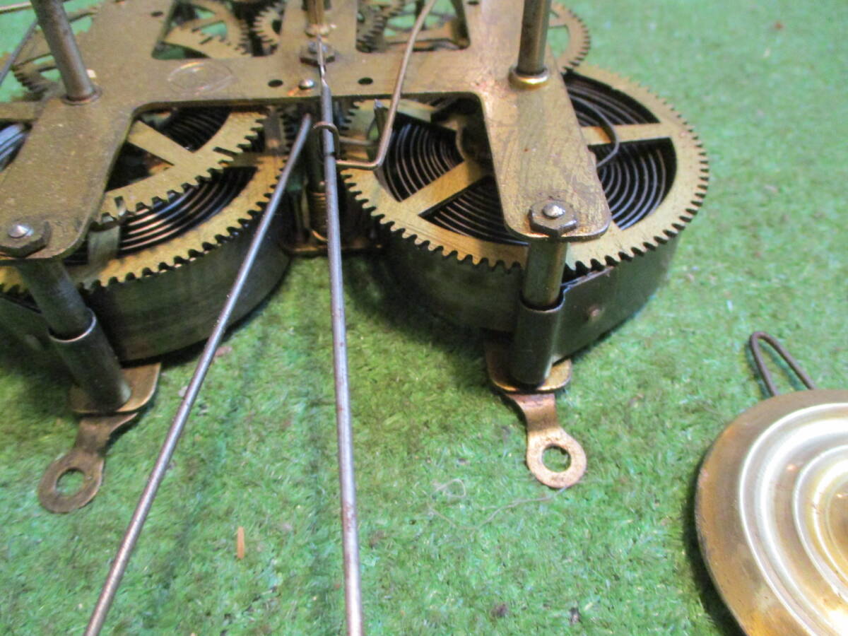 柱時(shí)計(jì)の部品　本體?ゼンマイ時(shí)計(jì)?アンティーク雑貨
