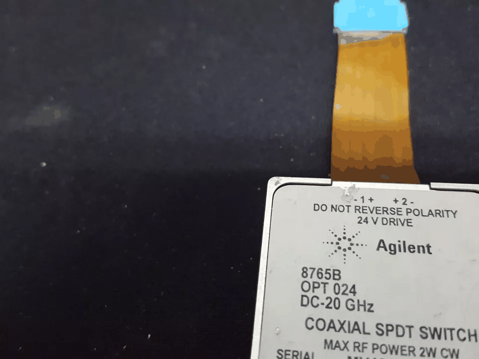 アマチュア無線 [NBC] Agilent 8765B Coaxial Switch, DC～20GHz, Opt. 024 ( 1698)