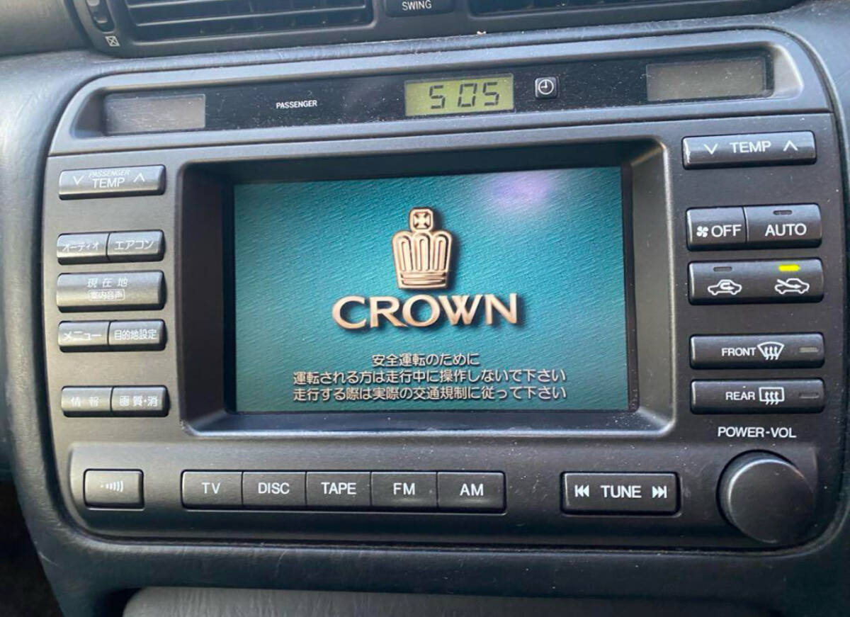 トヨタ　17クラウン JZS171W アスリート　 エステート　ナビゲーションシステム マルチモニター　ディスプレイ