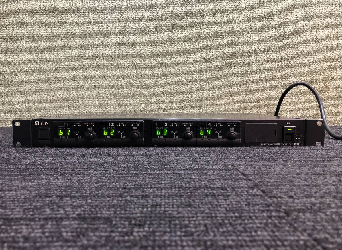 16?TOA　WT-D1804　トーア　デジタルワイヤレスチューナー　通電OK　動作未確認(rèn)　寫真追加有り