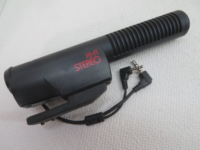■Canon Hi-fi Stereo Zoom Microphone ビデオカメラ用マイク キャノン ステレオマイク USED 16211■??！