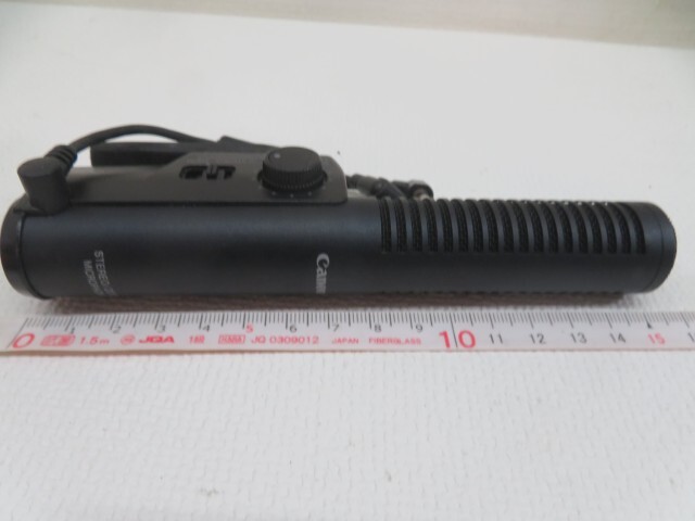 ■Canon Hi-fi Stereo Zoom Microphone ビデオカメラ用マイク キャノン ステレオマイク USED 16211■??！