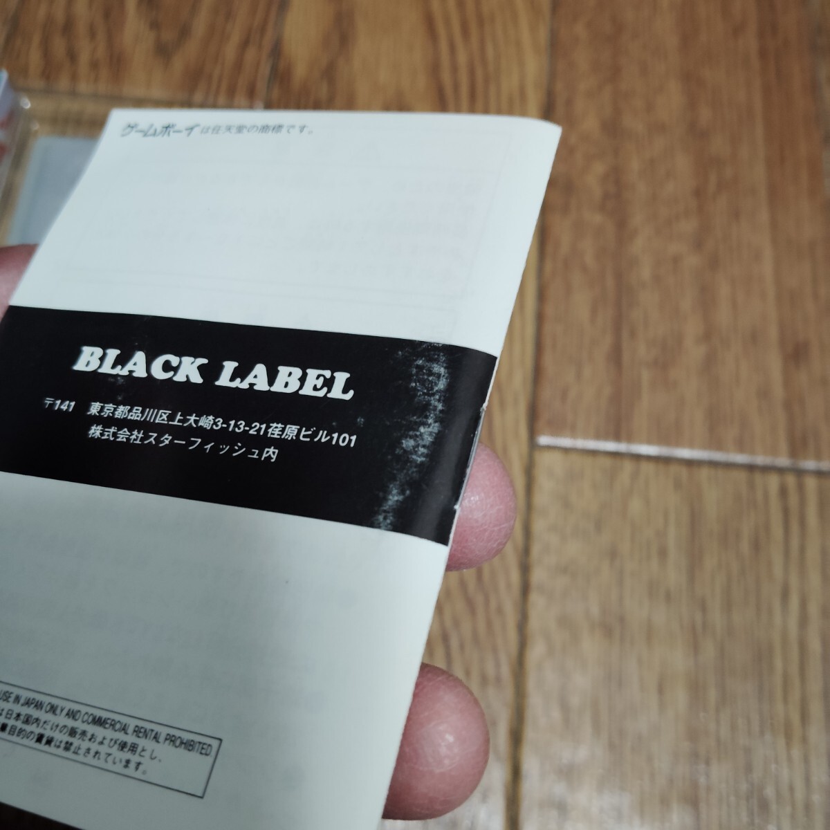 GB「ハイパーブラックバス'95」箱説明書付き