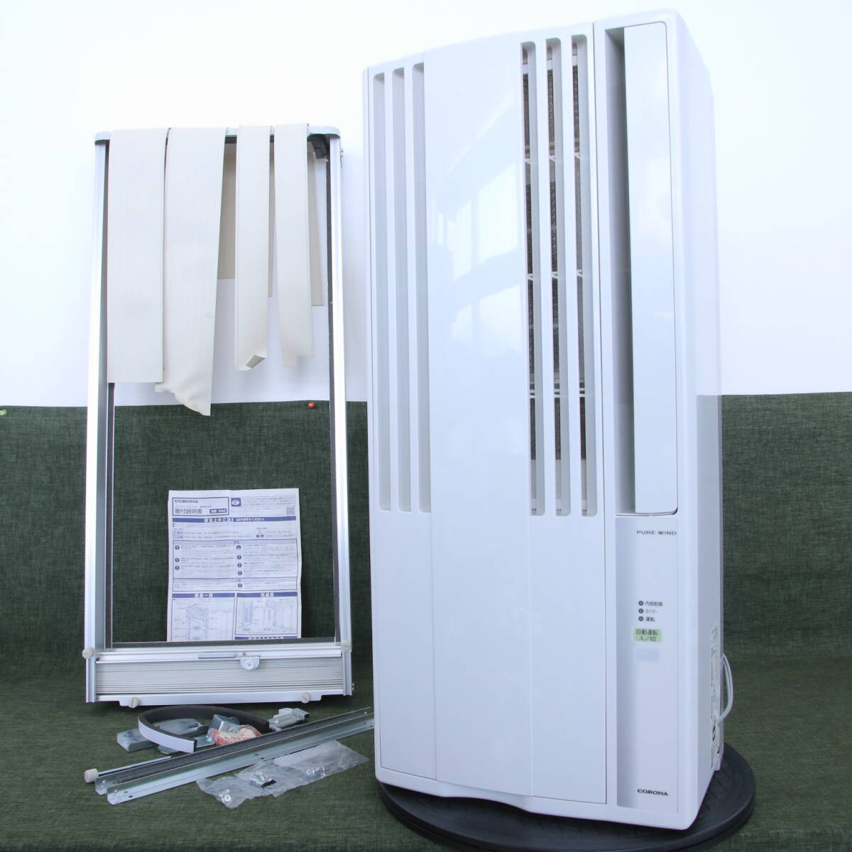 あ//M0224【2023年制】 CORONA コロナ　コロナウインドウエアコン冷房専用　CW-F1623R 　リモコン付き　窓用エアコン　動(dòng)作品