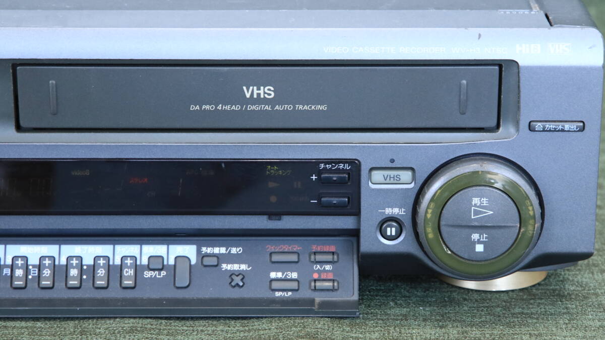 あ//Q0002 　SONY ソニー　Hi8/VHS コンビネーションデッキ　WV-H3 リモコン付き