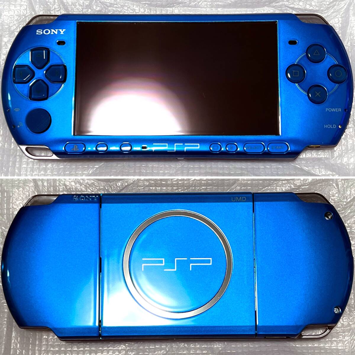 新品未使用・最終型〉PSP-3000 本体 バイブラントブルー