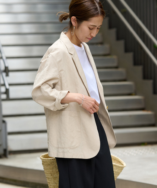 [FRAMeWORK] tailored jacket 36 бежевый женский 