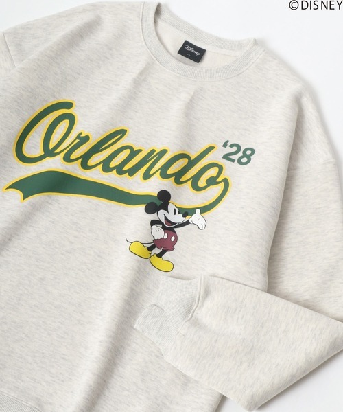「Disney」 スウェットカットソー L アッシュグレー レディース