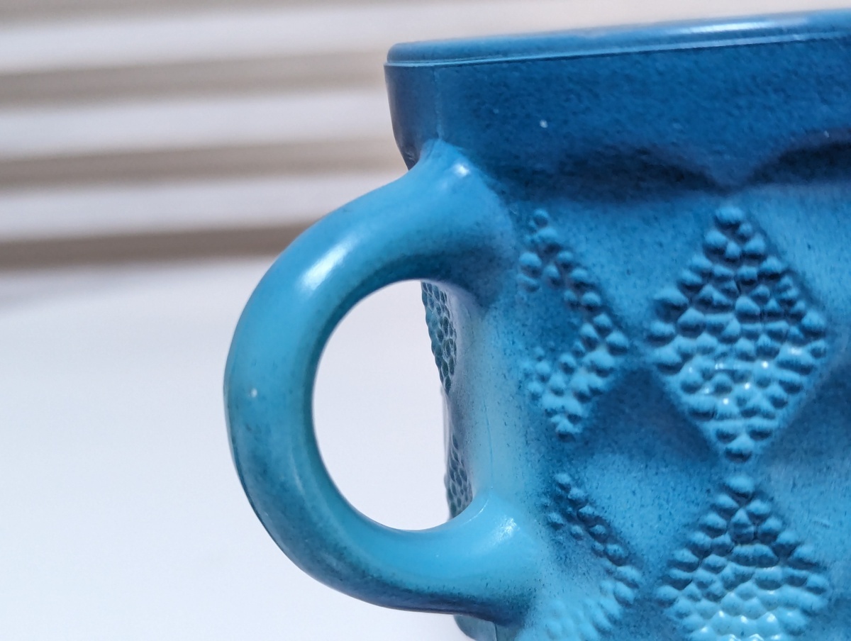 Fire-King ファイアーキング USA制 マグカップ アボカド ブルー