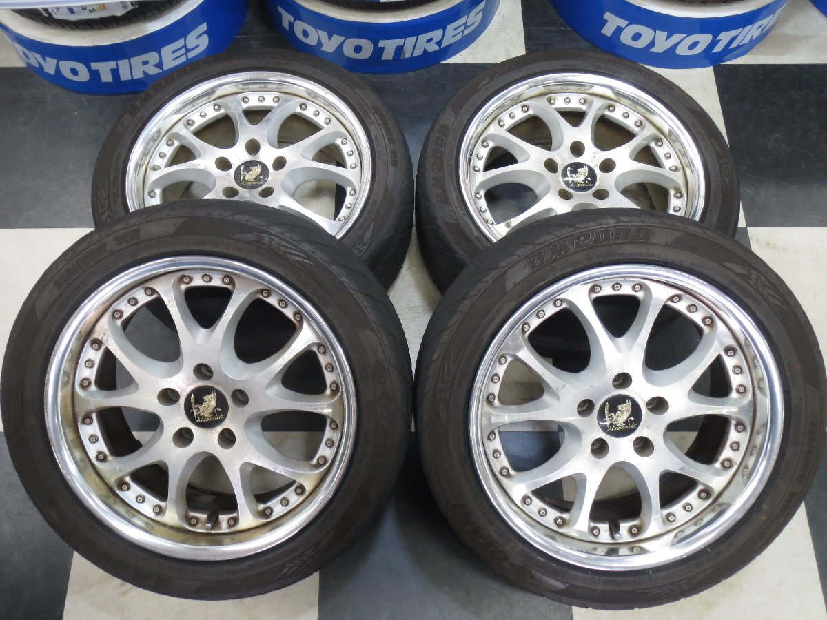 17インチホイール　8j+5？　リバーサイド　