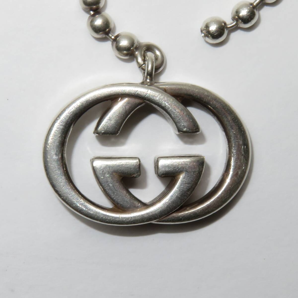  Gucci Inter locking колье Ag925 * Junk 