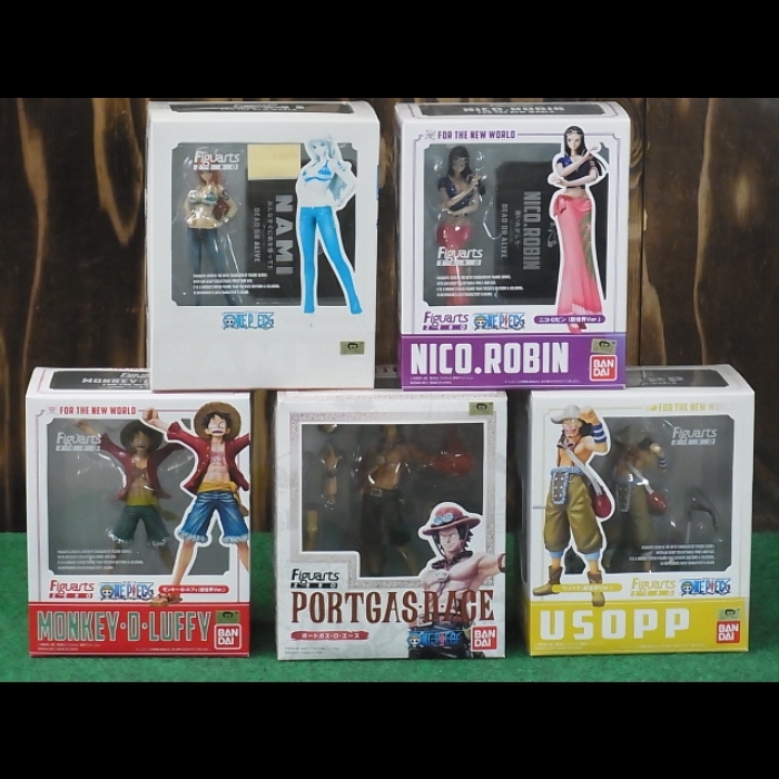 管363-4 ONEPIECE　ワンピース フィギュア Figuarts ZERO ウソップ ニコ?ロビン モンキー?D?ルフィ NAMI ポートガス?D?エース ５點(diǎn)