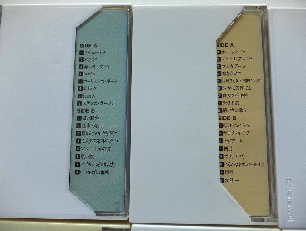《送料410》ジャンク★カセットテープ「世界愛唱名曲アルバム 全10巻」セット★コレクション 昭和 _画像5