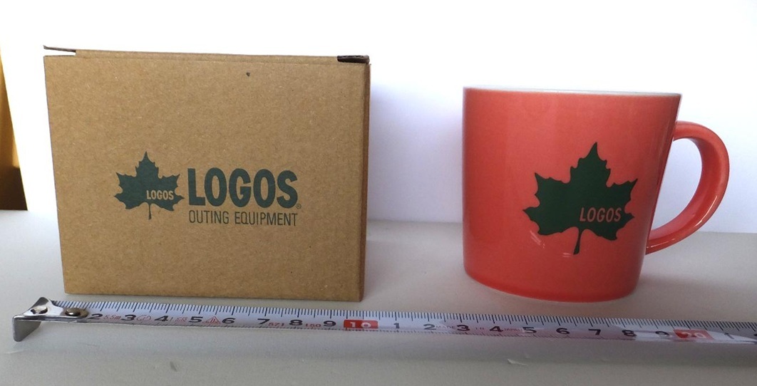 《送料660~》新品・未使用★LOGOS カラフルマグ 250ml ★ピンクホワイト マグカップ★ロゴス 非売品 _画像1