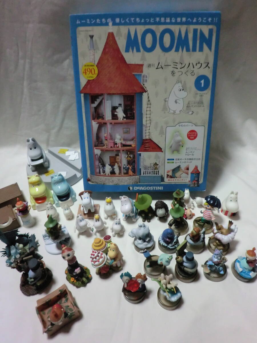 ムーミン80周年　海洋堂　ミニヴィネットシリーズ/ボトルキャップ/ミニチュアガーデンボックス/ガシャポン/ミニフィギュア　等々大量